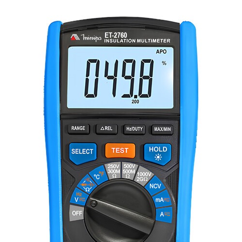 Mult�metro Meg�metro digital True RMS AC CAT III 600V - ET-2760
