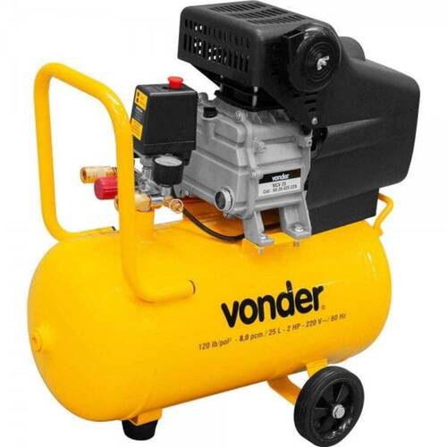 Compressor de ar 8 p�s 25 litros 2 hp - MCV25  220V