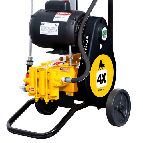Lavadora alta vazão média pressão 450 libras 1hp 11 l/min - MB-0147C 220V Lavadora alta vazão média pressão 450 libras 1hp 11 l/min - MB-0147C 220V