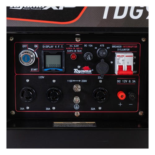Gerador de energia 7,3 Kva a diesel partida el�trica monof�sico - TDG9000E-XP