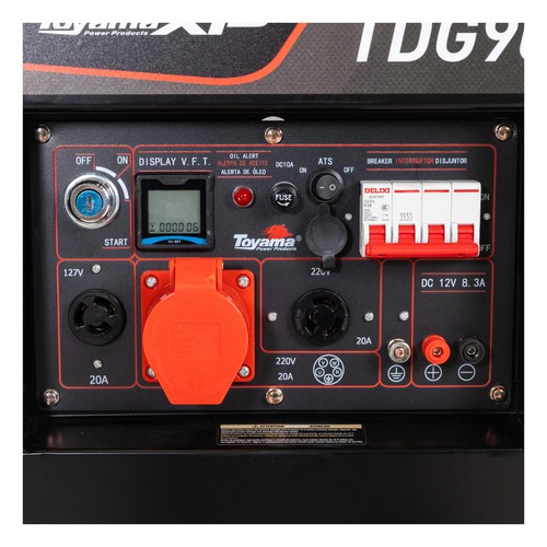 Gerador de energia 9 Kva a diesel partida elétrica trifásico - TDG9000E3D-XP Gerador de energia 9 Kva a diesel partida elétrica trifásico - TDG9000E3D-XP