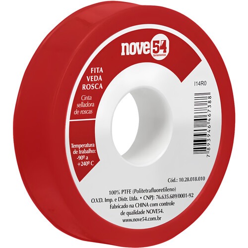 Fita veda rosca 18 mm x 5 metros