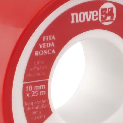 Fita veda rosca branca 18 mm x 25 metros