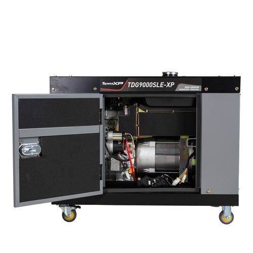 Gerador de energia 7,2 Kva a diesel cabinado partida el�trica monof�sico - TDG9000SLE-XP