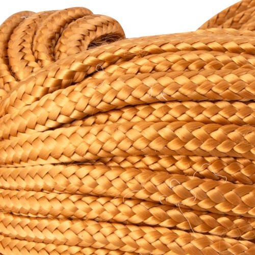 Corda caminhoneiro tran�ada 8 mm com rolo de 165 metros