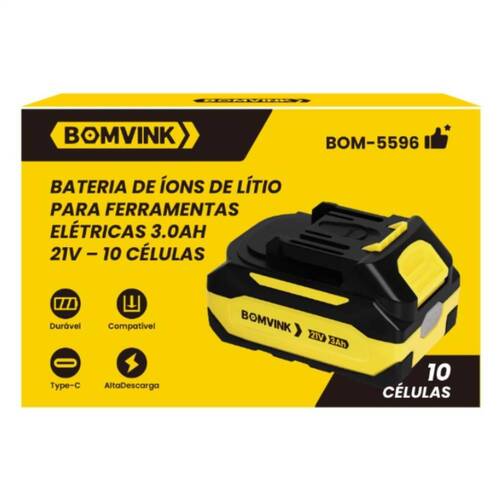 Bateria 21V 3Ah �ons de l�tio - BOM-5596