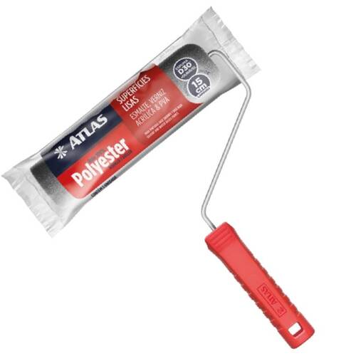 Rolo de espuma para pintura 15 cm com suporte - 406/15A
