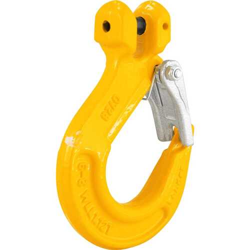 Gancho cl�vis 6 mm 1,12 tf com trava grau 8