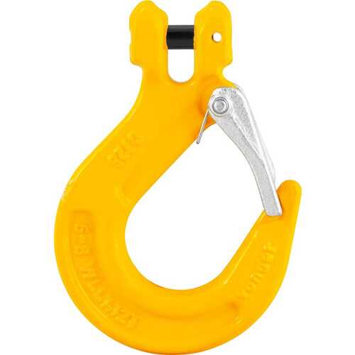 Gancho cl�vis 6 mm 1,12 tf com trava grau 8