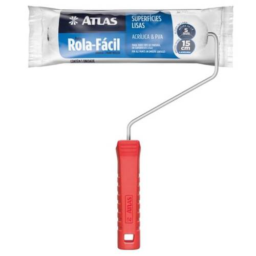 Rolo de espuma para pintura 15 cm com suporte - 715/5