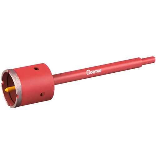 Serra copo diamantada 53 mm com haste de 3/8