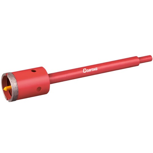 Serra copo diamantada 40 mm com haste de 3/8