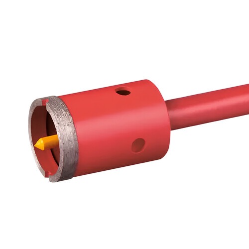 Serra copo diamantada 40 mm com haste de 3/8