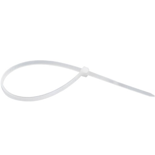 Abra�adeira de nylon branca 3,6 x 200 mm com 100 pe�as