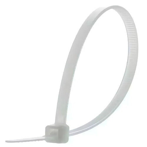 Abra�adeira de nylon branca 3,6 x 200 mm com 100 pe�as
