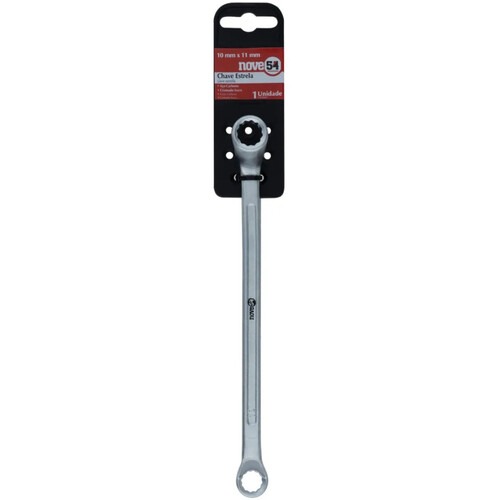 Chave estrela 10 mm x 11 mm a�o carbono