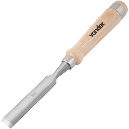 Formão goivado 20 mm com cabo de madeira Formão goivado 20 mm com cabo de madeira