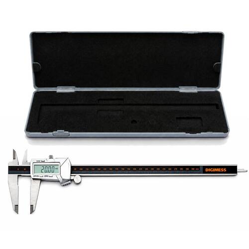 Paqu�metro digital capacidade 300 mm leitura de 0,01 mm - 100.178BL-NEW