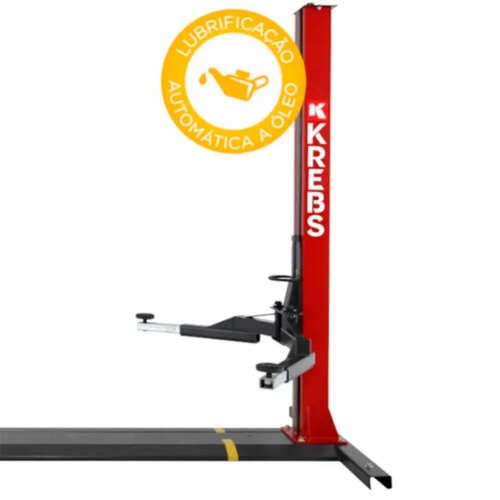 Elevador automotivo 2,5T lubrifica��o a �leo monof�sico vermelho - EF2500
