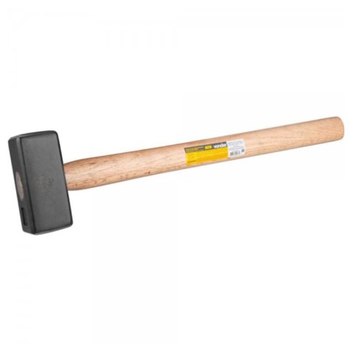Marreta quadrada 3 kg com cabo em madeira