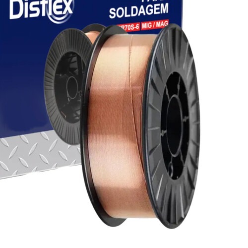 Arame para solda mig 1,0 mm rolo de 5kg - ER70S-6