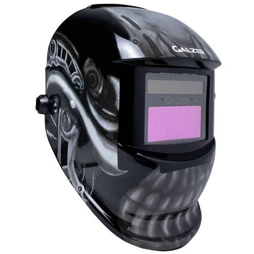 M�scara de solda com escurecimento autom�tico tonalidade 9 a 13 - Metal