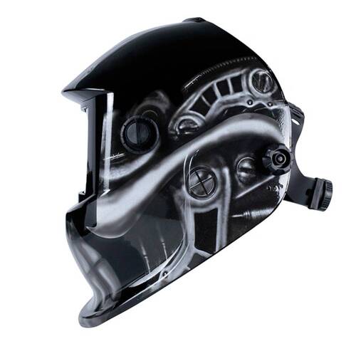 M�scara de solda com escurecimento autom�tico tonalidade 9 a 13 - Metal