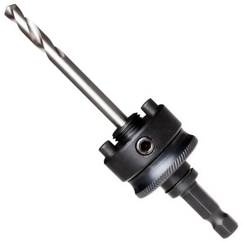 Suporte para serra copo de 32 a 210 mm encaixe 3/8