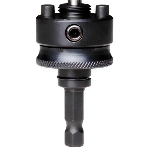 Suporte para serra copo de 32 a 210 mm encaixe 3/8
