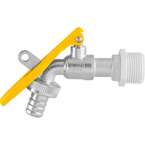 Torneira de esfera para jardim em alum�nio 1/2