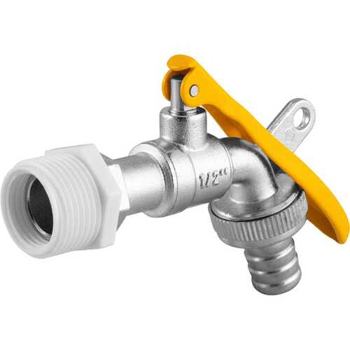 Torneira de esfera para jardim em alum�nio 1/2