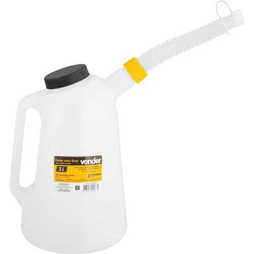 Jarra para �leo com bico sanfonado flex�vel 3L