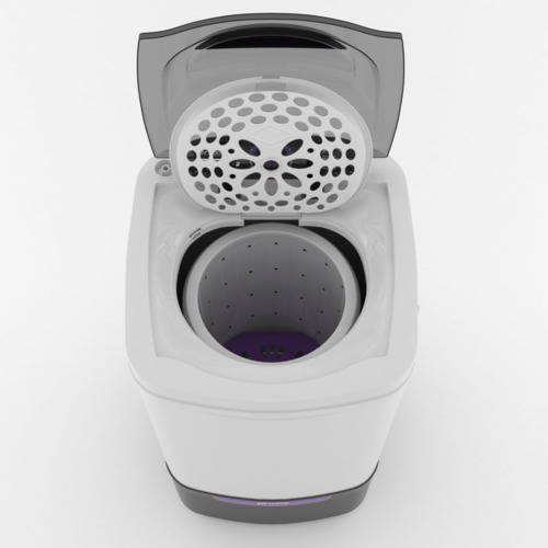 Centr�fuga de roupas 15 kg com timer compacta branca  110V