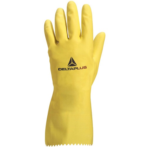 Luva de l�tex flocada forrada 30 cm tamanho P/M - VE200