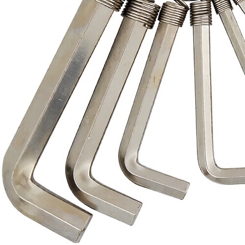 Jogo de chave allen 1,5 a 10 mm com 10 pe�as