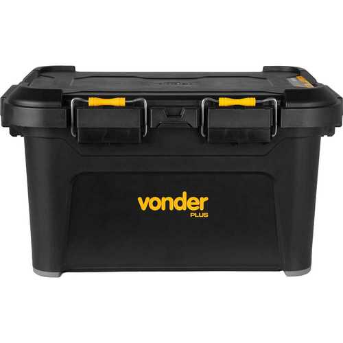 Caixa plástica para ferramentas tipo baú 45L - CBV 045 Caixa plástica para ferramentas tipo baú 45L - CBV 045