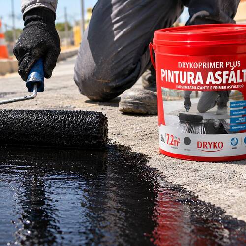 Impermeabilizante Pintura Asfáltica 3,6L - DrykoPrimer PLUS Impermeabilizante Pintura Asfáltica 3,6L - DrykoPrimer PLUS