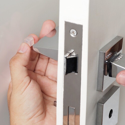 Protetor adesivo anti-impacto quadrado 19,8 mm com 8 unidades