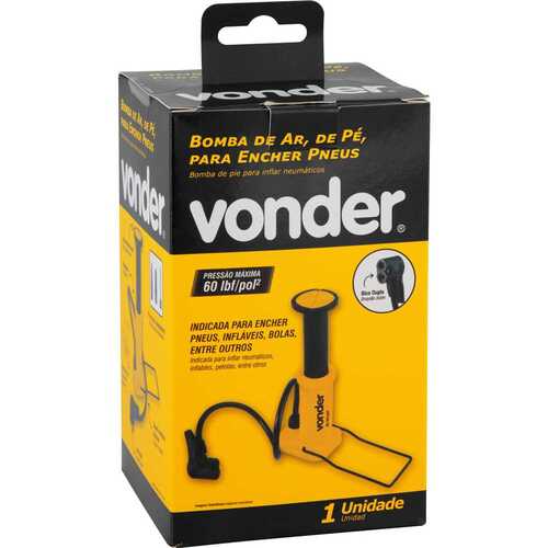 Bomba de ar para encher pneus com pedal
