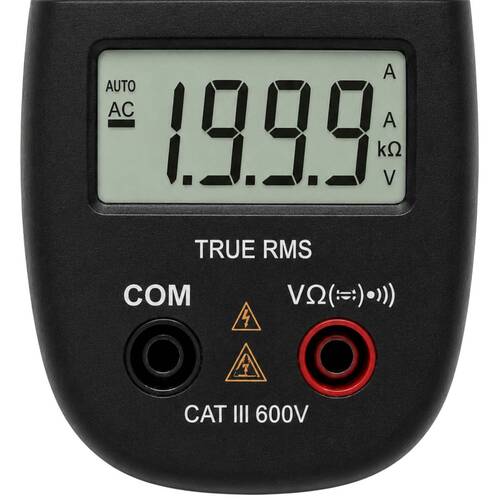 Alicate amper�metro digital 500A True RMS AC/DC CAT II 600V - KA-3100