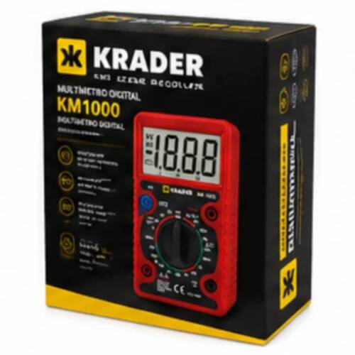 Mult�metro digital port�til 1000V CAT I AC/DC - KM-1000