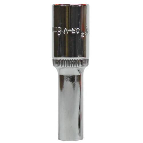Soquete sextavado longo 8 mm com encaixe 1/2
