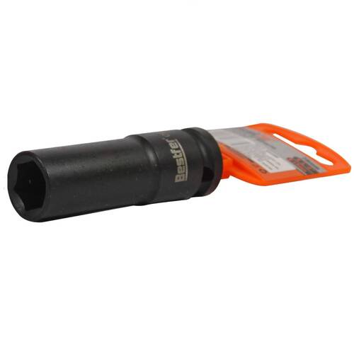 Soquete sextavado de impacto longo 15 mm encaixe 1/2