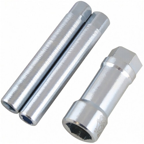 Conjunto soquete vazado 18 mm 2 adaptadores para porca - 133207