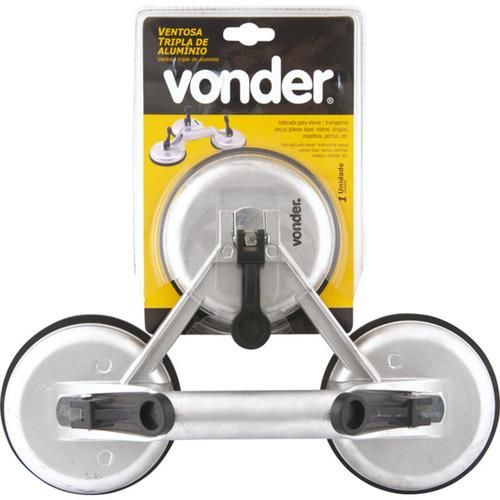 Ventosa tripla em alum�nio