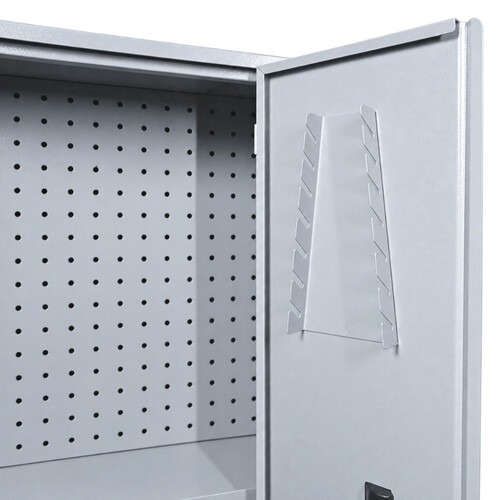 Armário de parede para ferramentas com 1 prateleiras e kit de suportes - RLL-109 Armário de parede para ferramentas com 1 prateleiras e kit de suportes - RLL-109