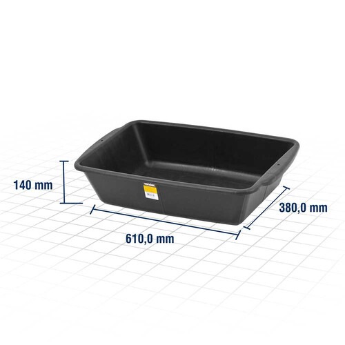 Caixa pl�stica retangular para massa 20 litros 