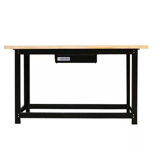 Bancada desmont�vel aberta 1.500 x 600 mm com tampo de pinus