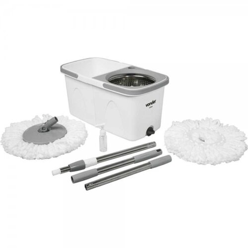 Balde espremedor com mop girat�rio capacidade 6 litros