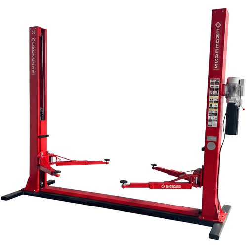 Elevador automotivo hidr�ulico 4 toneladas vermelho monof�sico - EH-4000  220V